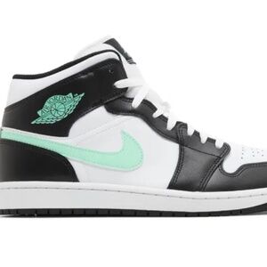 Air Jordan 1 Mid 'Green Glow
